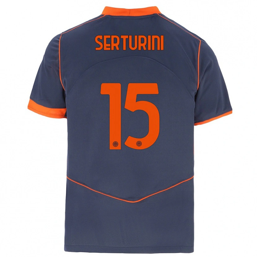 Danxen Dames Annamaria Serturini #15 Grijs Oranje Thuisshirt Derde Tenue 2025/26 T-Shirt België