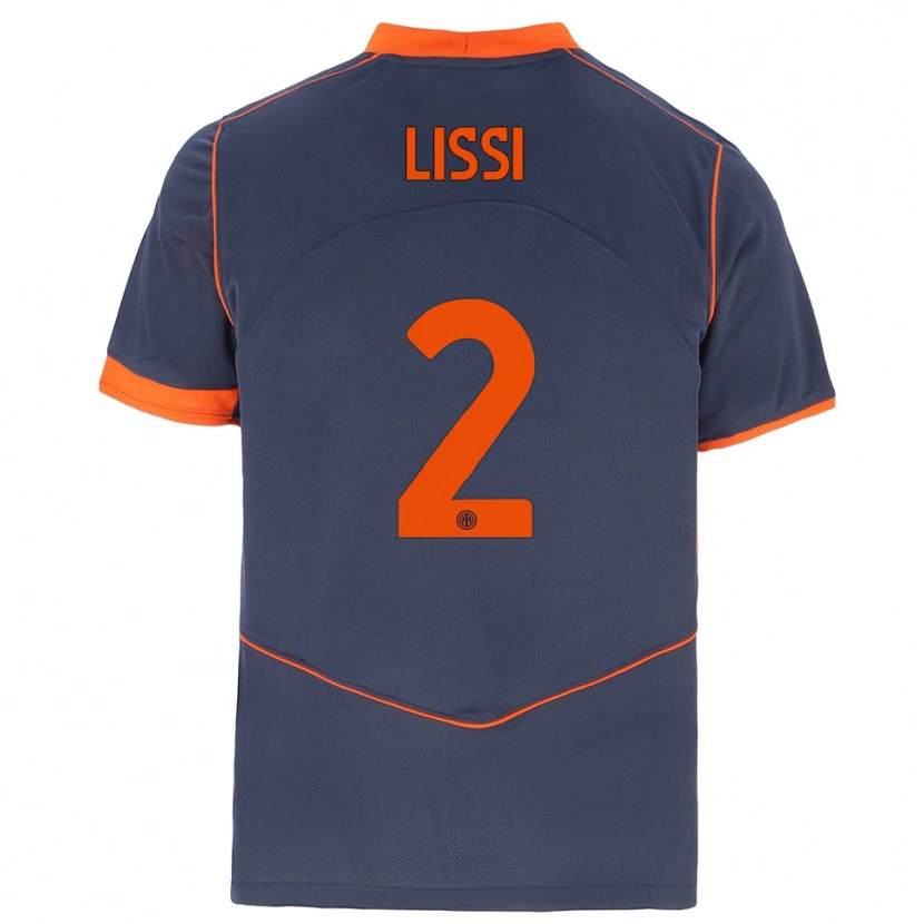 Danxen Dames Thomas Lissi #2 Grijs Oranje Thuisshirt Derde Tenue 2025/26 T-Shirt België