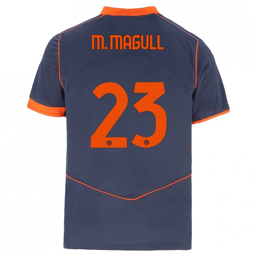 Danxen Dames Lina Maria Magull #23 Grijs Oranje Thuisshirt Derde Tenue 2025/26 T-Shirt België