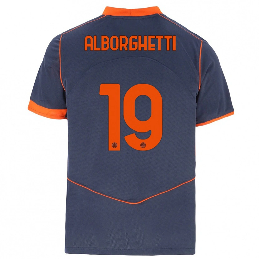 Danxen Dames Lisa Alborghetti #19 Grijs Oranje Thuisshirt Derde Tenue 2025/26 T-Shirt België