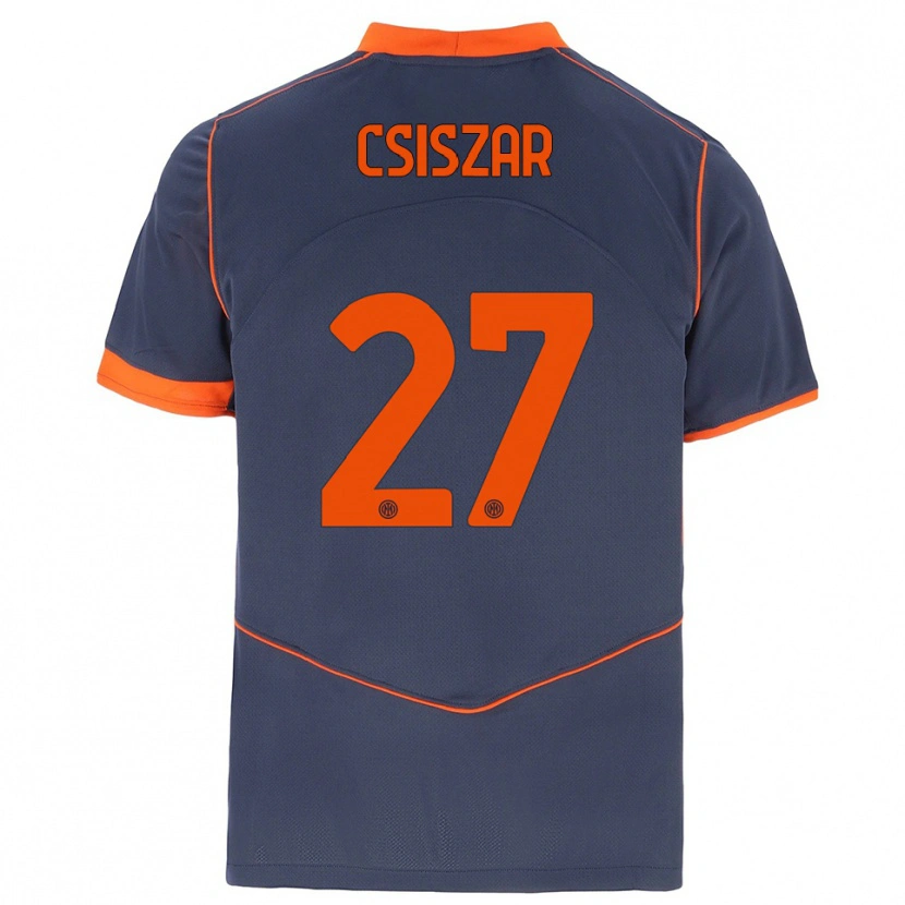 Danxen Dames Henrietta Csiszar #27 Grijs Oranje Thuisshirt Derde Tenue 2025/26 T-Shirt België