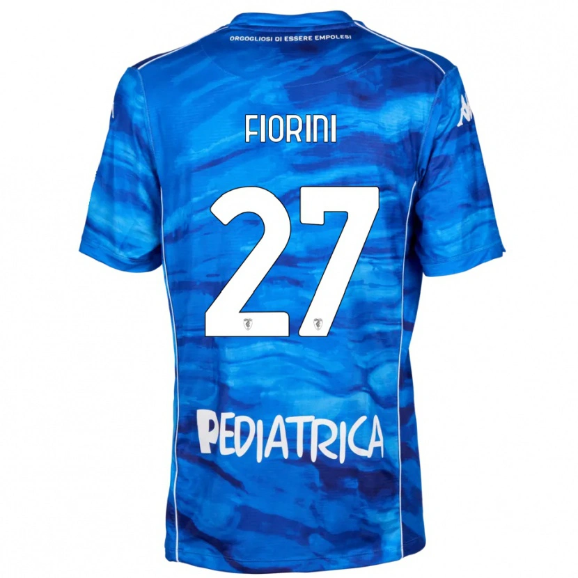 Danxen Kinderen Pietro Fiorini #27 Blauw Wit Thuisshirt Thuistenue 2025/26 T-Shirt België