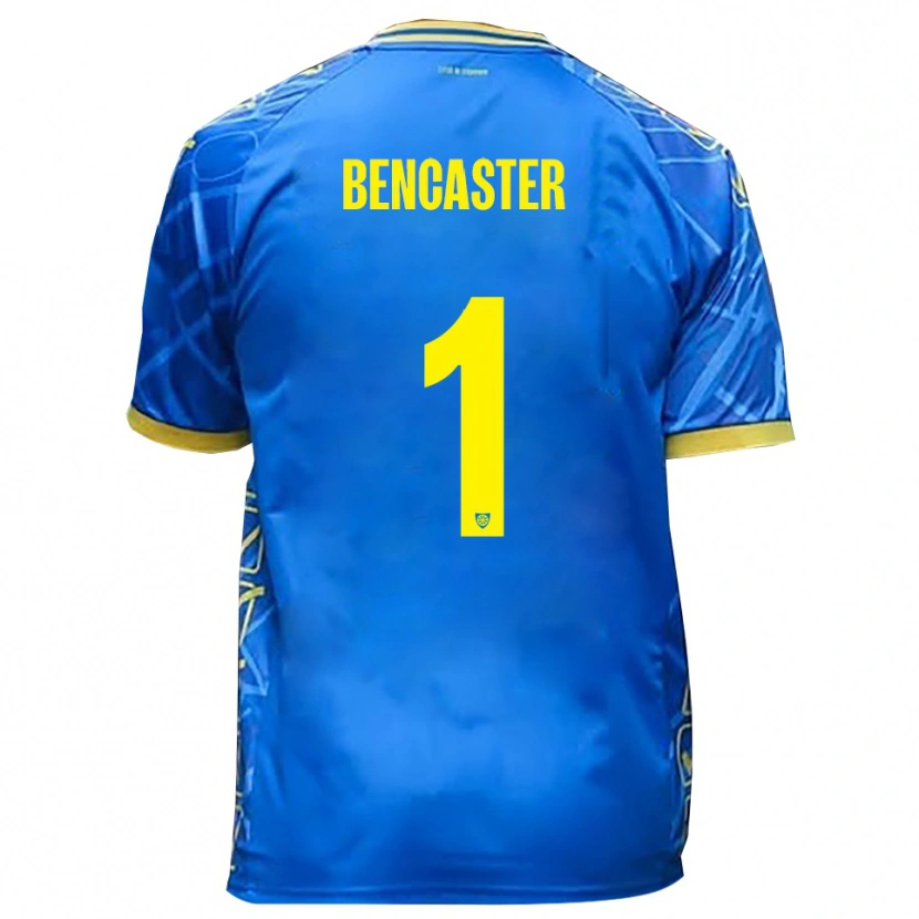 Danxen Kinderen Mattia Bencaster #1 Hemelsblauw Geel Thuisshirt Thuistenue 2025/26 T-Shirt België