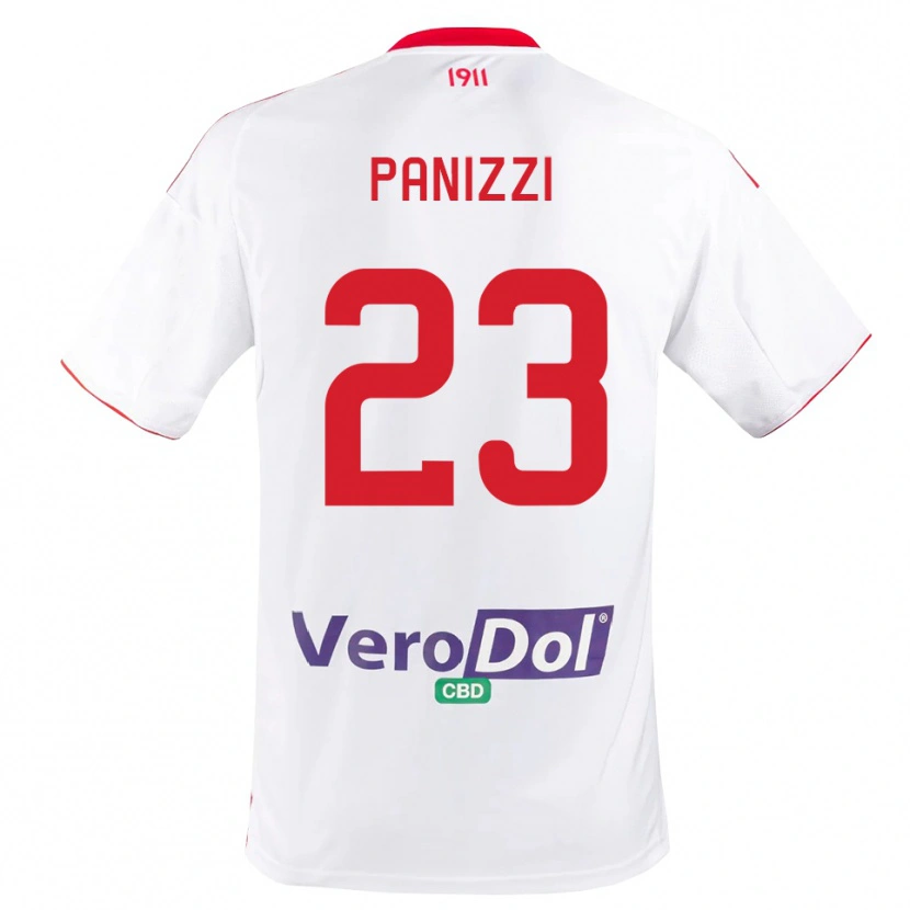 Danxen Kinderen Erik Panizzi #23 Wit Rood Thuisshirt Thuistenue 2025/26 T-Shirt België