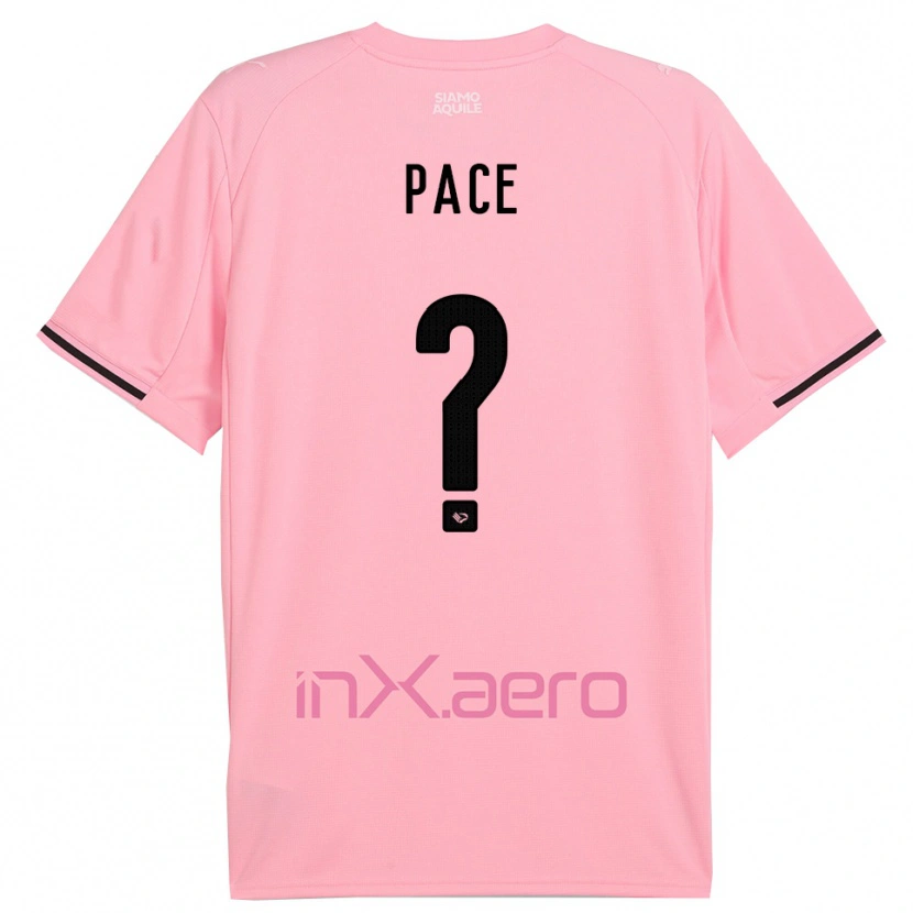 Danxen Kinderen Andrea Pace #0 Roze Zwart Thuisshirt Thuistenue 2025/26 T-Shirt België