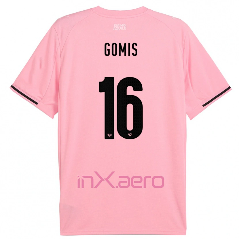 Danxen Kinderen Alfred Gomis #16 Roze Zwart Thuisshirt Thuistenue 2025/26 T-Shirt België