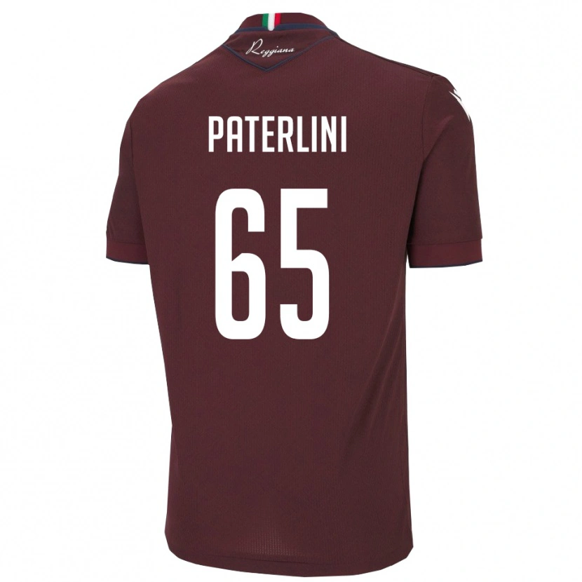 Danxen Kinderen Federico Paterlini #65 Bourgondië Wit Thuisshirt Thuistenue 2025/26 T-Shirt België