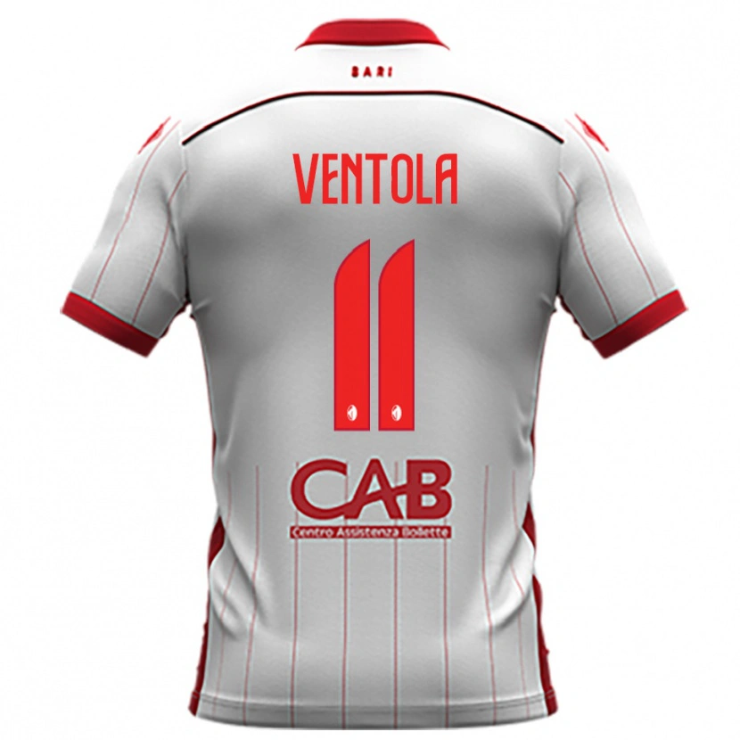 Danxen Kinderen Flavio Ventola #11 Wit Rood Thuisshirt Thuistenue 2025/26 T-Shirt België