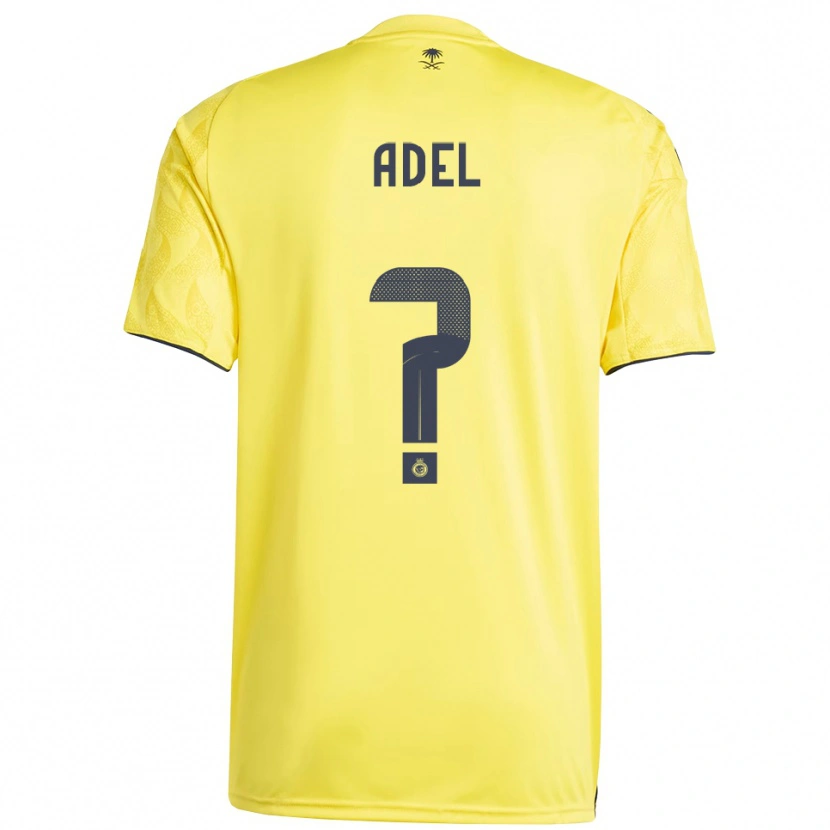 Danxen Kinderen Aida Adel #0 Geel Zwart Thuisshirt Thuistenue 2025/26 T-Shirt België