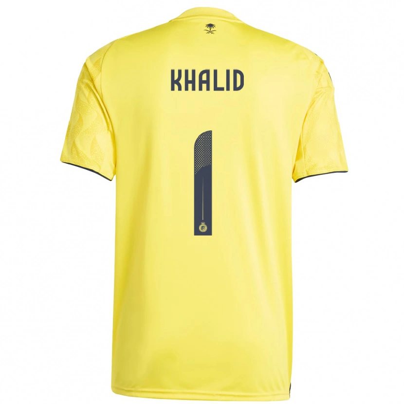 Danxen Kinderen Sara Khalid #1 Geel Zwart Thuisshirt Thuistenue 2025/26 T-Shirt België