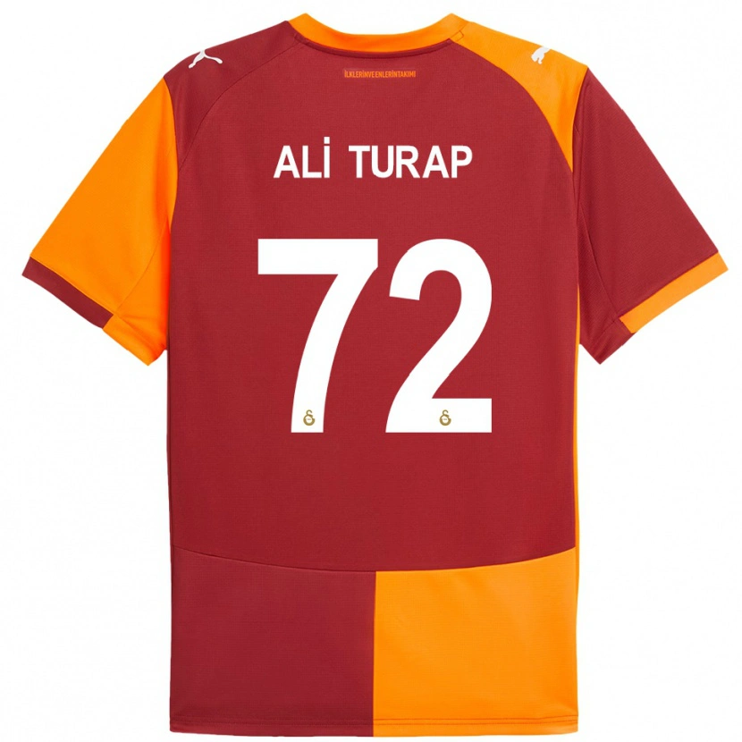 Danxen Kinderen Ali Turap Bülbül #72 Rood Oranje Thuisshirt Thuistenue 2025/26 T-Shirt België
