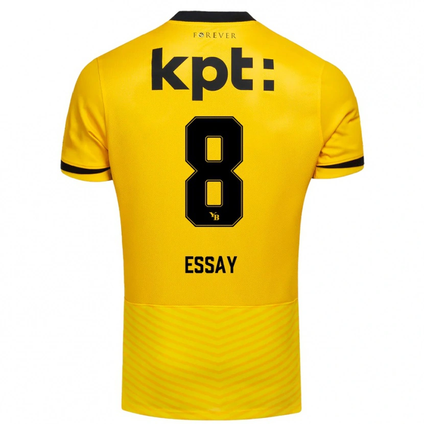 Danxen Kinderen Perceval Essay #8 Geel Zwart Thuisshirt Thuistenue 2025/26 T-Shirt België