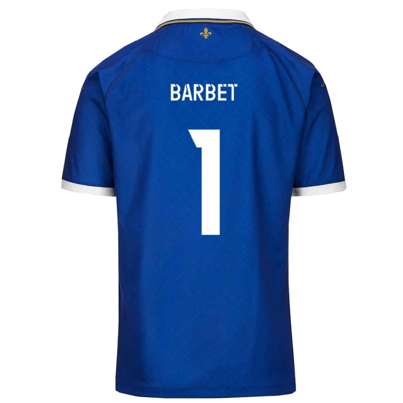 Danxen Kinderen Hugo Barbet #1 Blauw Goud Thuisshirt Thuistenue 2025/26 T-Shirt België
