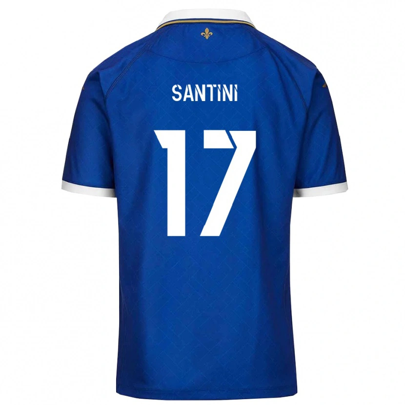 Danxen Kinderen Jérémi Santini #17 Blauw Goud Thuisshirt Thuistenue 2025/26 T-Shirt België