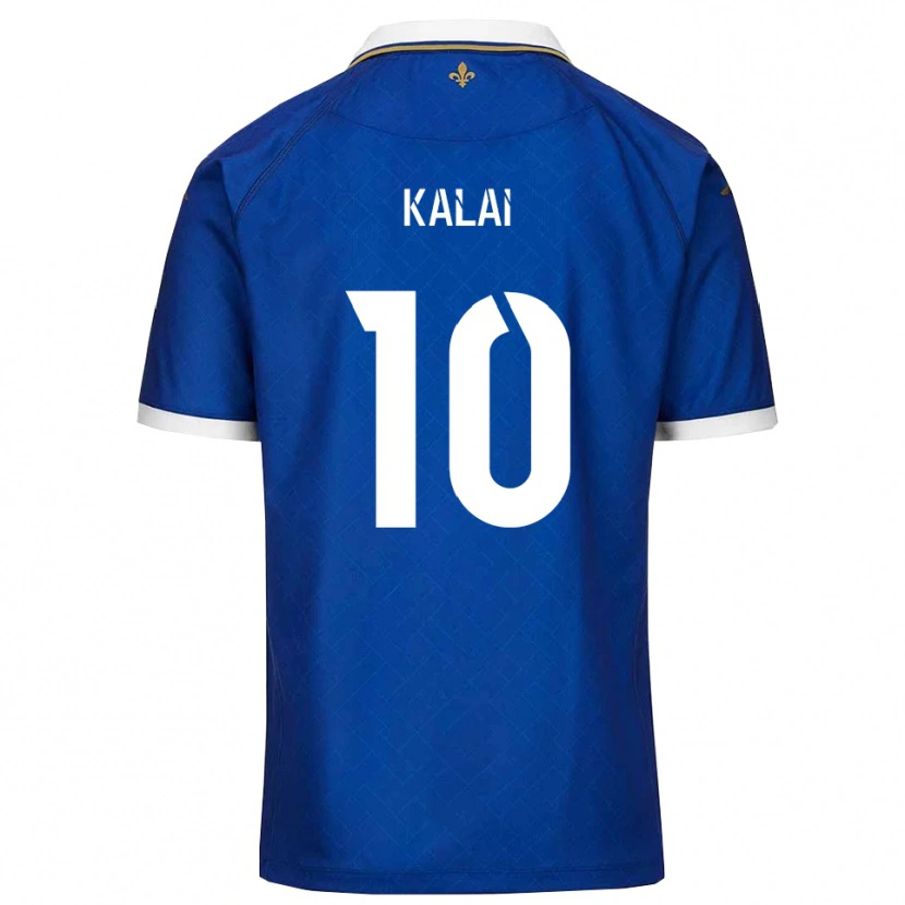 Danxen Kinderen Jawed Kalai #10 Blauw Goud Thuisshirt Thuistenue 2025/26 T-Shirt België