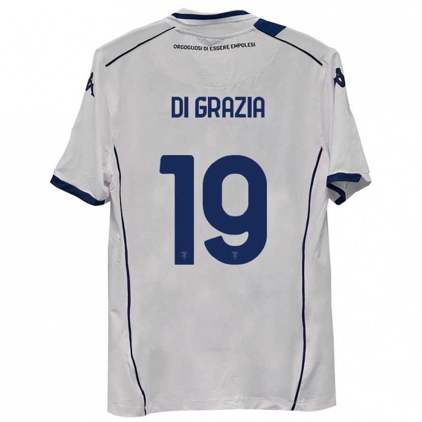 Danxen Kinderen Manuel Di Grazia #19 Donkerblauw Uitshirt Uittenue 2025/26 T-Shirt België
