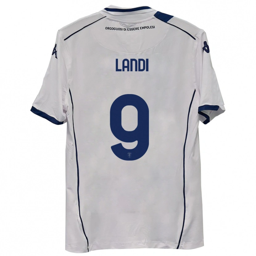 Danxen Kinderen Jacopo Landi #9 Donkerblauw Uitshirt Uittenue 2025/26 T-Shirt België