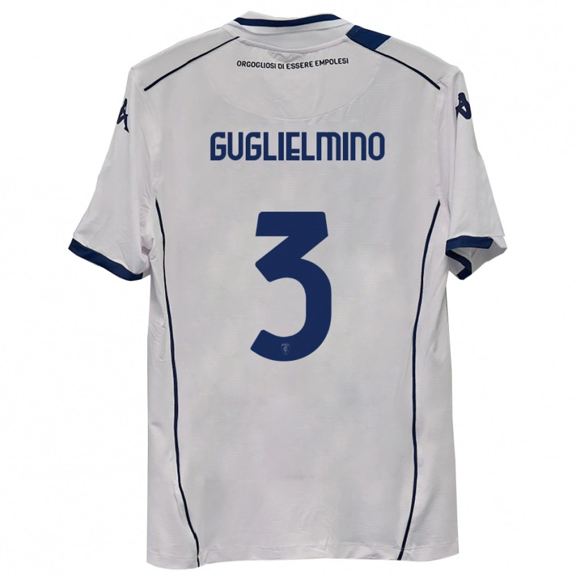 Danxen Kinderen Federico Guglielmino #3 Donkerblauw Uitshirt Uittenue 2025/26 T-Shirt België