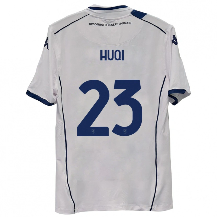 Danxen Kinderen Mattia Huqi #23 Donkerblauw Uitshirt Uittenue 2025/26 T-Shirt België