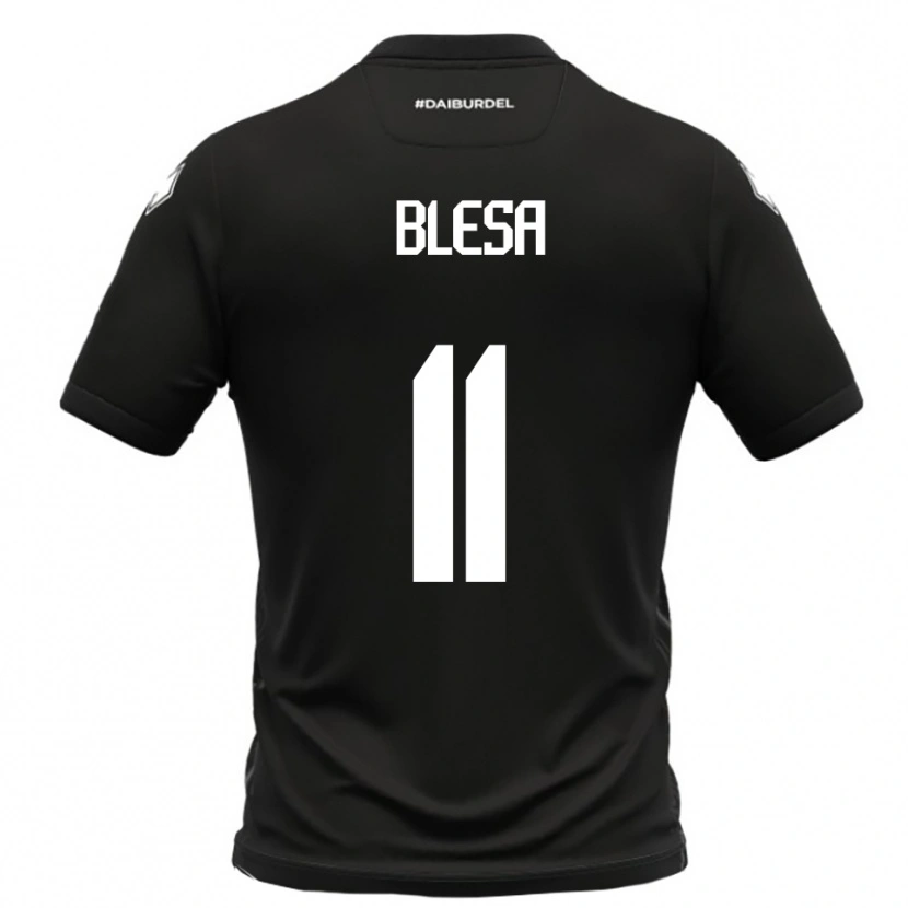 Danxen Kinderen Jalen Blesa #11 Zwart Wit Uitshirt Uittenue 2025/26 T-Shirt België