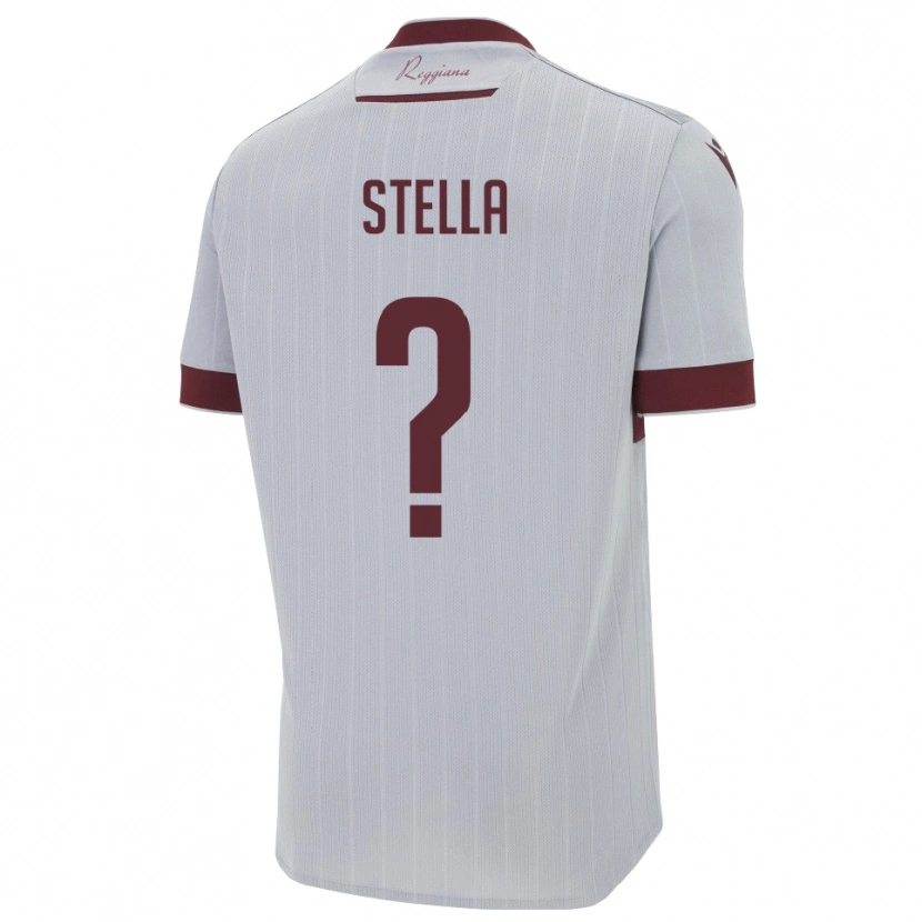 Danxen Kinderen Botti Stella #0 Bourgondië Wit Uitshirt Uittenue 2025/26 T-Shirt België