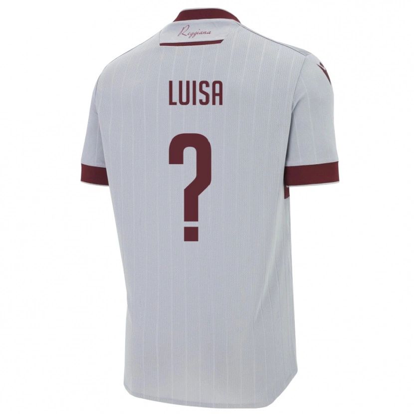 Danxen Kinderen Cagossi Luisa #0 Bourgondië Wit Uitshirt Uittenue 2025/26 T-Shirt België