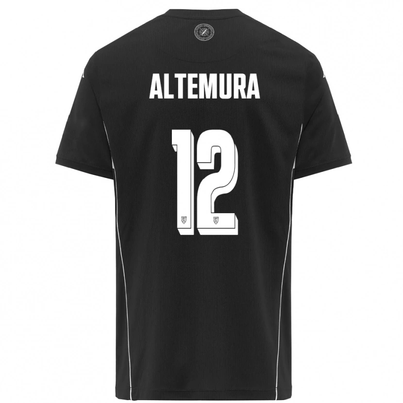 Danxen Kinderen Tommaso Altemura #12 Zwart Wit Uitshirt Uittenue 2025/26 T-Shirt België