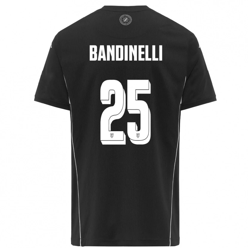 Danxen Kinderen Filippo Bandinelli #25 Zwart Wit Uitshirt Uittenue 2025/26 T-Shirt België