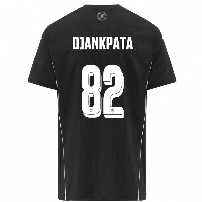 Danxen Kinderen Halid Djankpata #82 Zwart Wit Uitshirt Uittenue 2025/26 T-Shirt België