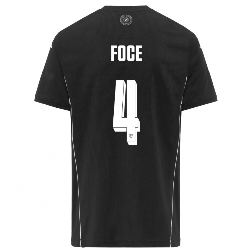 Danxen Kinderen Jacopo Foce #4 Zwart Wit Uitshirt Uittenue 2025/26 T-Shirt België