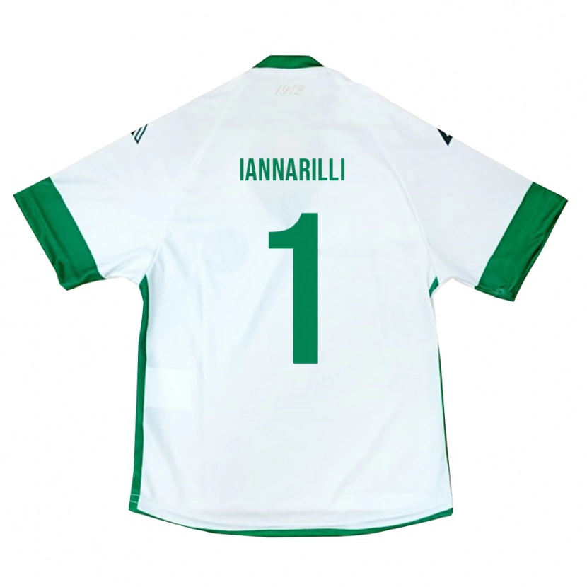 Danxen Kinderen Antony Iannarilli #1 Wit Groen Blauw Uitshirt Uittenue 2025/26 T-Shirt België