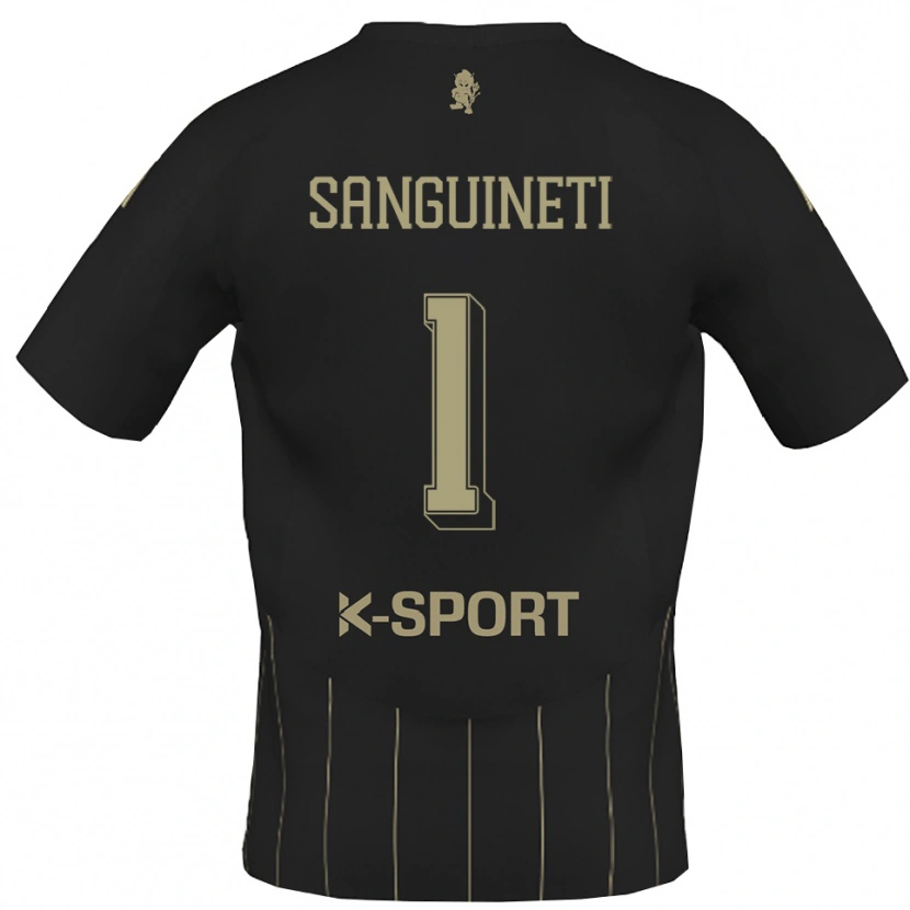 Danxen Kinderen Michele Sanguineti #1 Grijs Wit Uitshirt Uittenue 2025/26 T-Shirt België