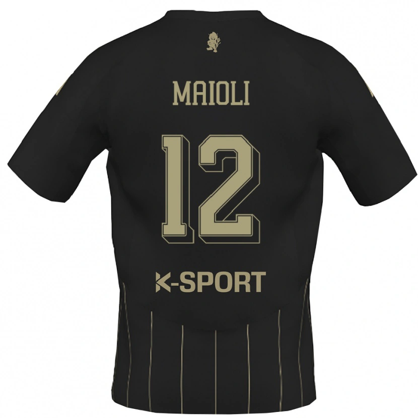 Danxen Kinderen Francesco Maioli #12 Grijs Wit Uitshirt Uittenue 2025/26 T-Shirt België