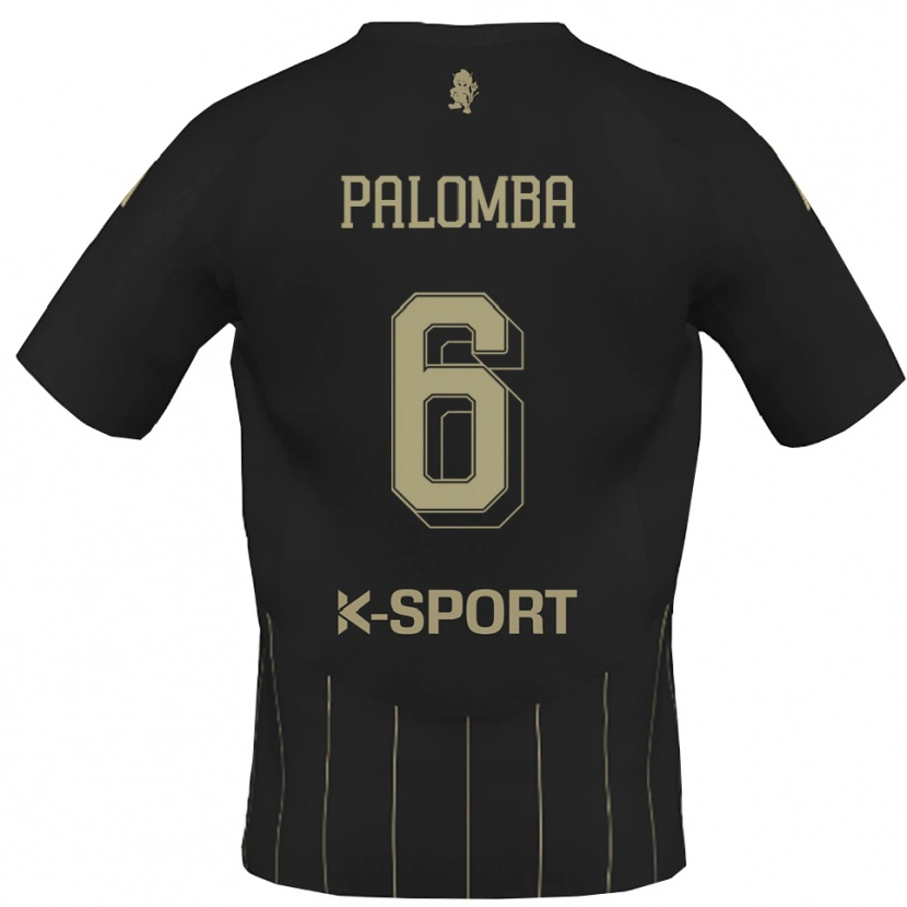 Danxen Kinderen Luigi Palomba #6 Grijs Wit Uitshirt Uittenue 2025/26 T-Shirt België