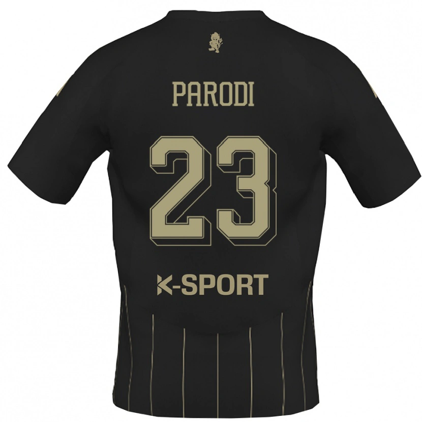 Danxen Kinderen Luca Parodi #23 Grijs Wit Uitshirt Uittenue 2025/26 T-Shirt België