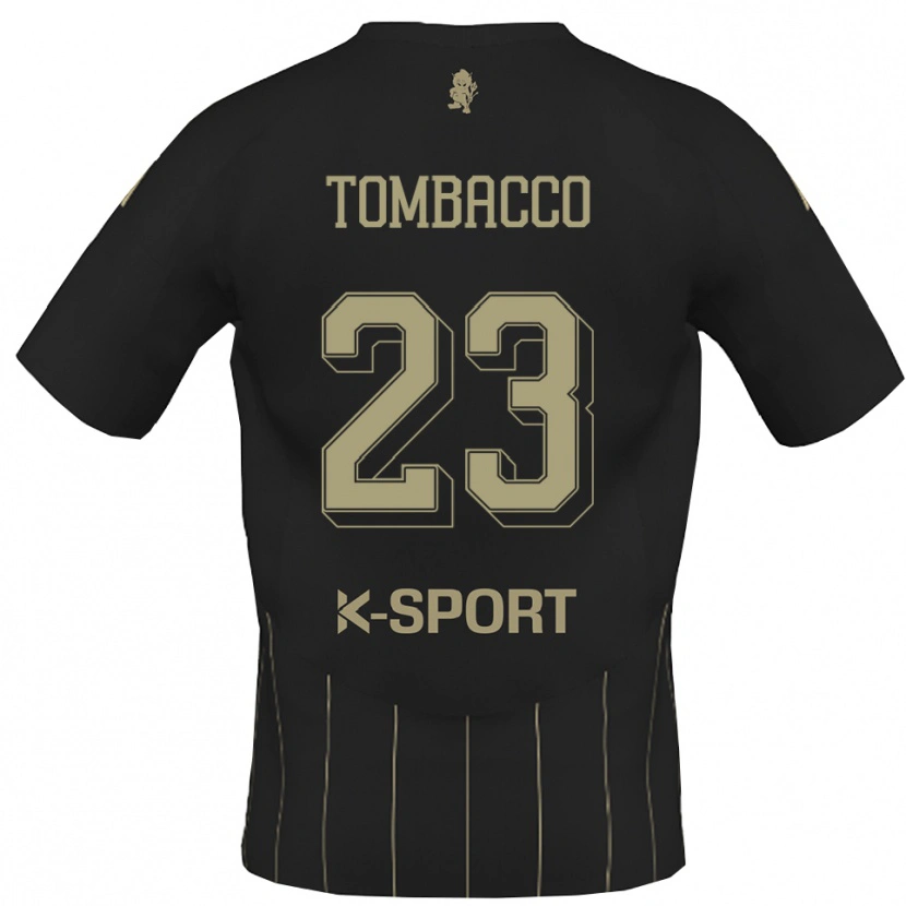 Danxen Kinderen Federico Tombacco #23 Grijs Wit Uitshirt Uittenue 2025/26 T-Shirt België