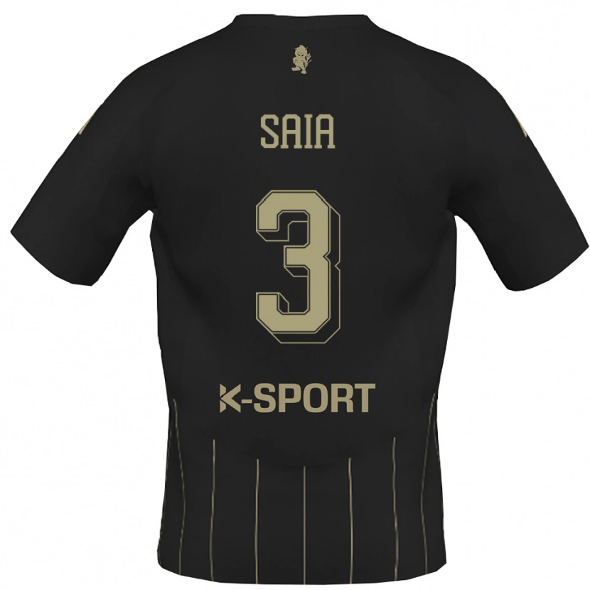 Danxen Kinderen Chris Saia #3 Grijs Wit Uitshirt Uittenue 2025/26 T-Shirt België