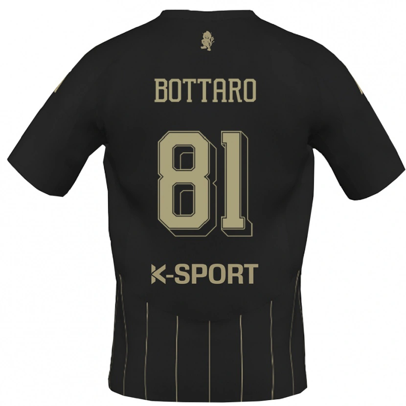 Danxen Kinderen Andrea Bottaro #81 Grijs Wit Uitshirt Uittenue 2025/26 T-Shirt België