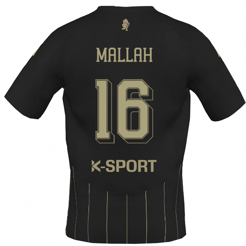 Danxen Kinderen Rachid Mallah #16 Grijs Wit Uitshirt Uittenue 2025/26 T-Shirt België