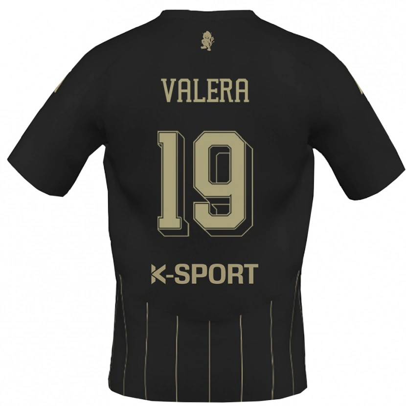 Danxen Kinderen Edgar Valera #19 Grijs Wit Uitshirt Uittenue 2025/26 T-Shirt België