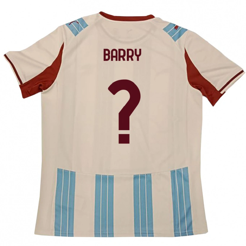 Danxen Kinderen Sammy Barry #0 Hemelsblauw Wit Uitshirt Uittenue 2025/26 T-Shirt België