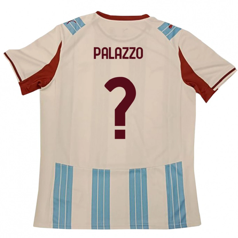 Danxen Kinderen Mario Palazzo #0 Hemelsblauw Wit Uitshirt Uittenue 2025/26 T-Shirt België
