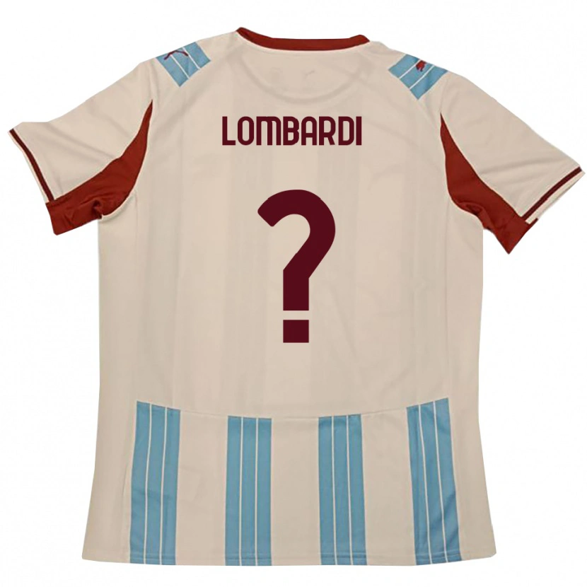 Danxen Kinderen Lorenzo Lombardi #0 Hemelsblauw Wit Uitshirt Uittenue 2025/26 T-Shirt België