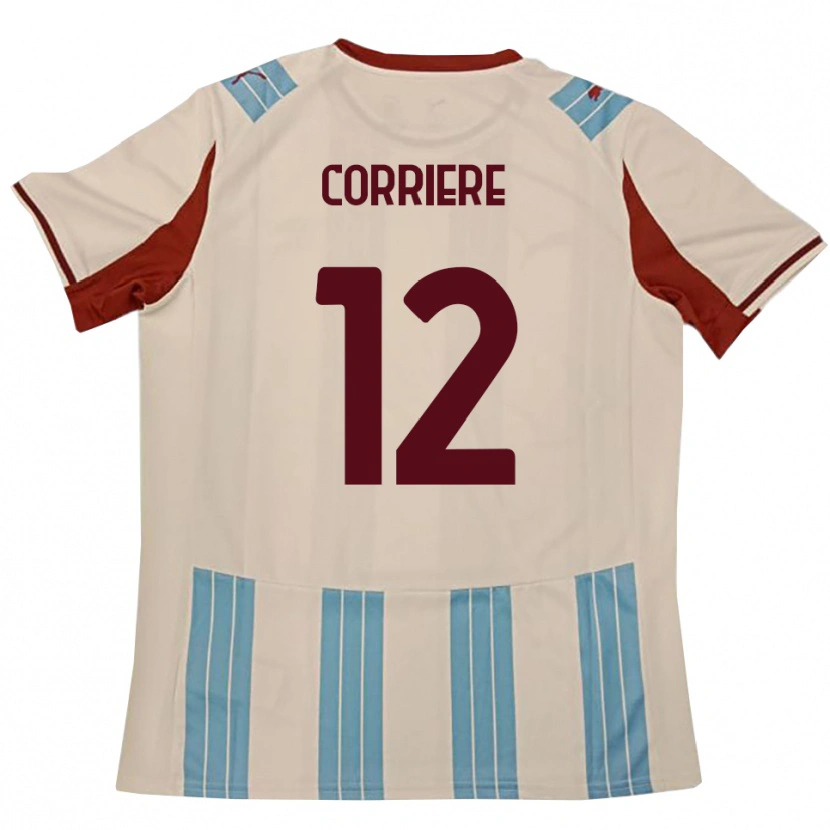 Danxen Kinderen Francesco Corriere #12 Hemelsblauw Wit Uitshirt Uittenue 2025/26 T-Shirt België