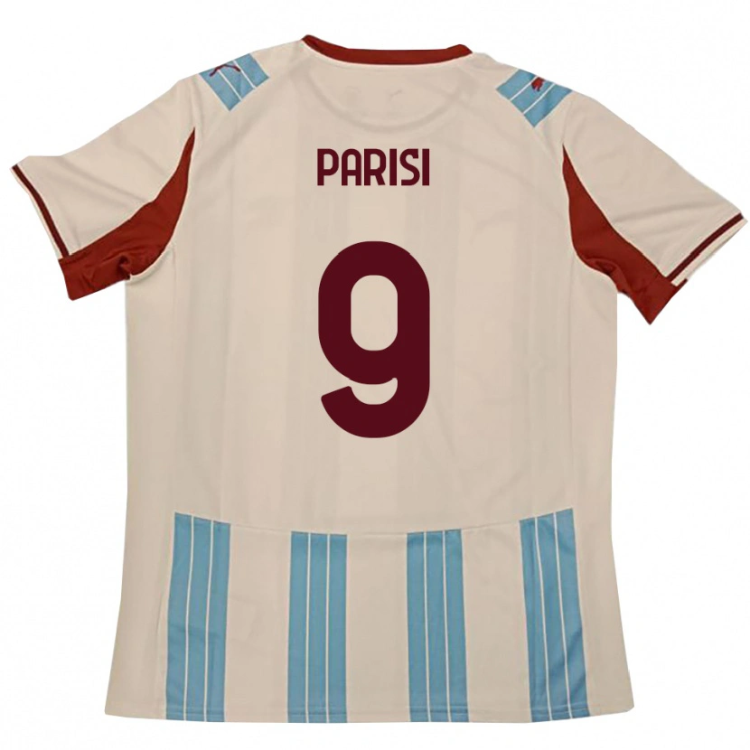 Danxen Kinderen Raffaele Parisi #9 Hemelsblauw Wit Uitshirt Uittenue 2025/26 T-Shirt België