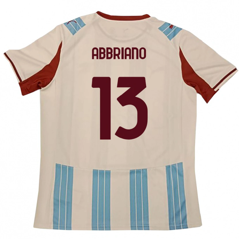 Danxen Kinderen William Abbriano #13 Hemelsblauw Wit Uitshirt Uittenue 2025/26 T-Shirt België