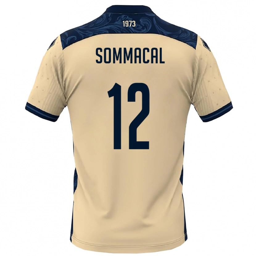 Danxen Kinderen Cesare Sommacal #12 Wit Donkerblauw Uitshirt Uittenue 2025/26 T-Shirt België