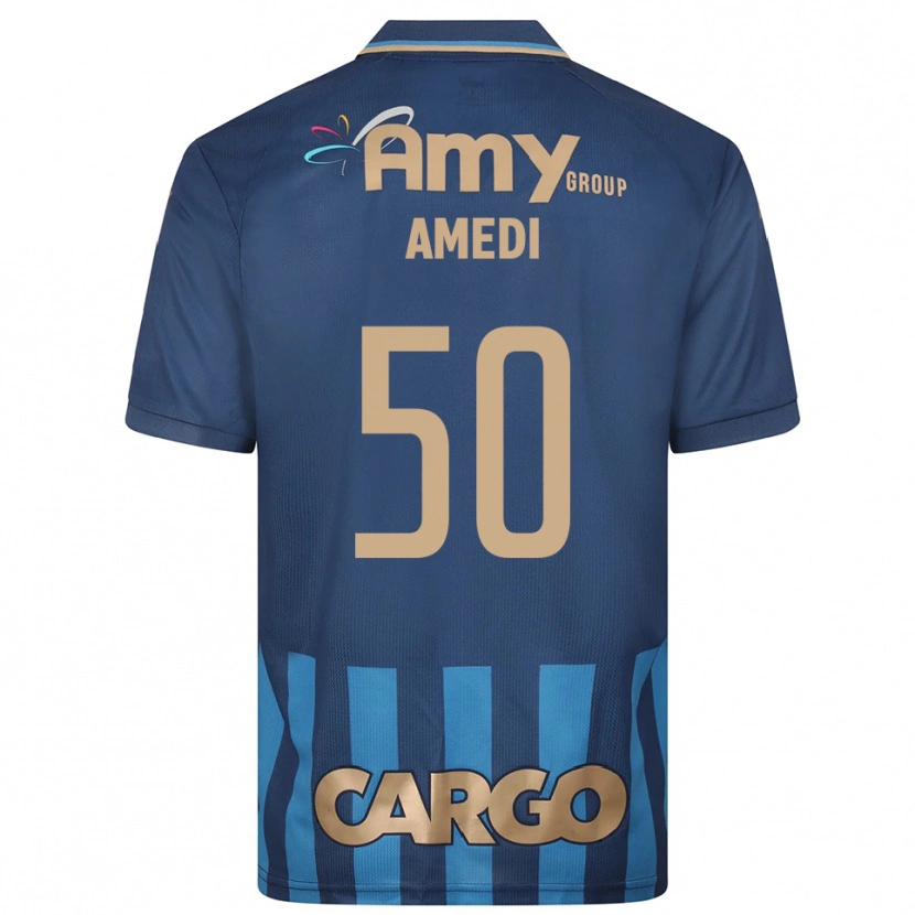 Danxen Kinderen Roie Amedi #50 Donkerblauw Blauw Uitshirt Uittenue 2025/26 T-Shirt België