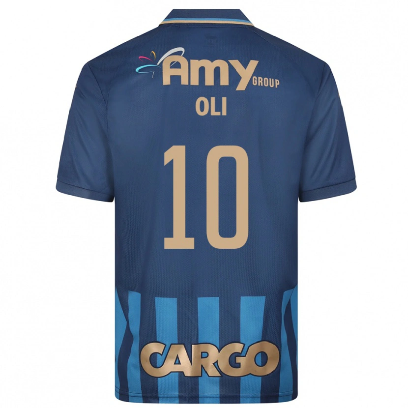 Danxen Kinderen Ido Oli #10 Donkerblauw Blauw Uitshirt Uittenue 2025/26 T-Shirt België