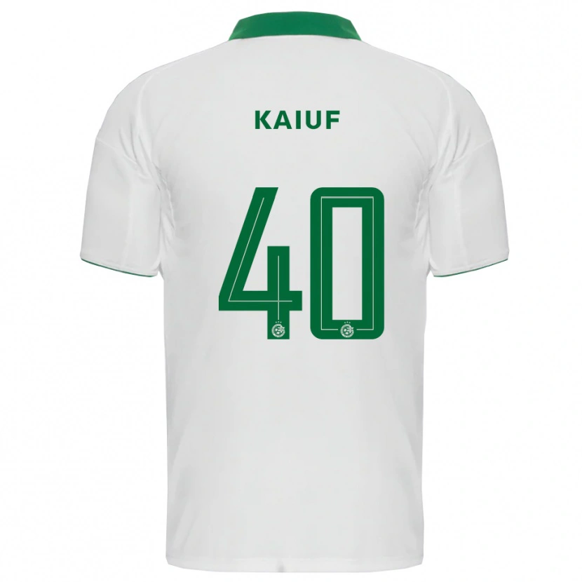 Danxen Kinderen Sharif Kaiuf #40 Wit Groen Uitshirt Uittenue 2025/26 T-Shirt België